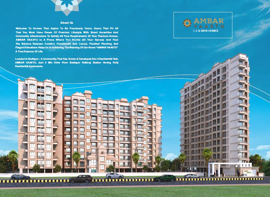 Ambar Vaastu Apartment Building in Badlapur East