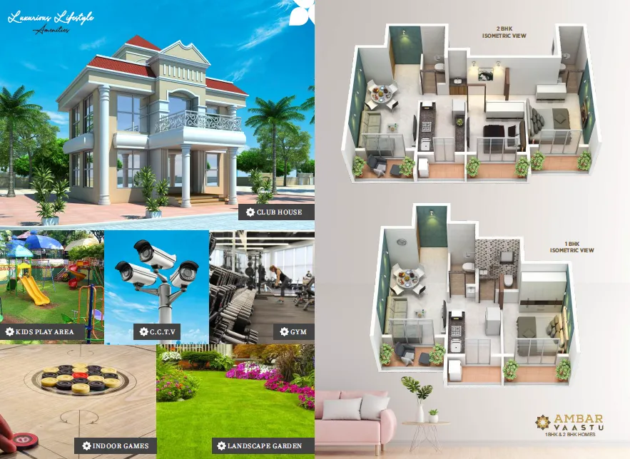Ambar Vaastu 1 BHK Flat in Badlapur East